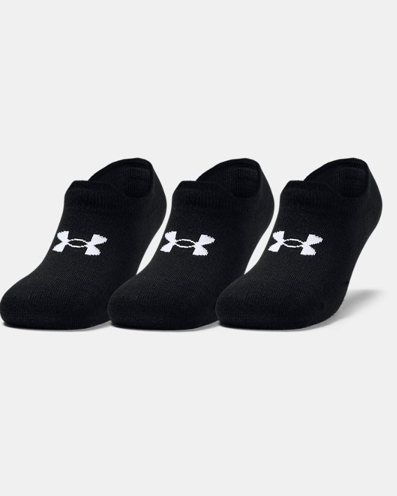 ถุงเท้า UA Ultra Lo ยูนิเซ็กส์ – ถุงเท้าแพ็ก 3 คู่, Black, pdpMainDesktop image number 0